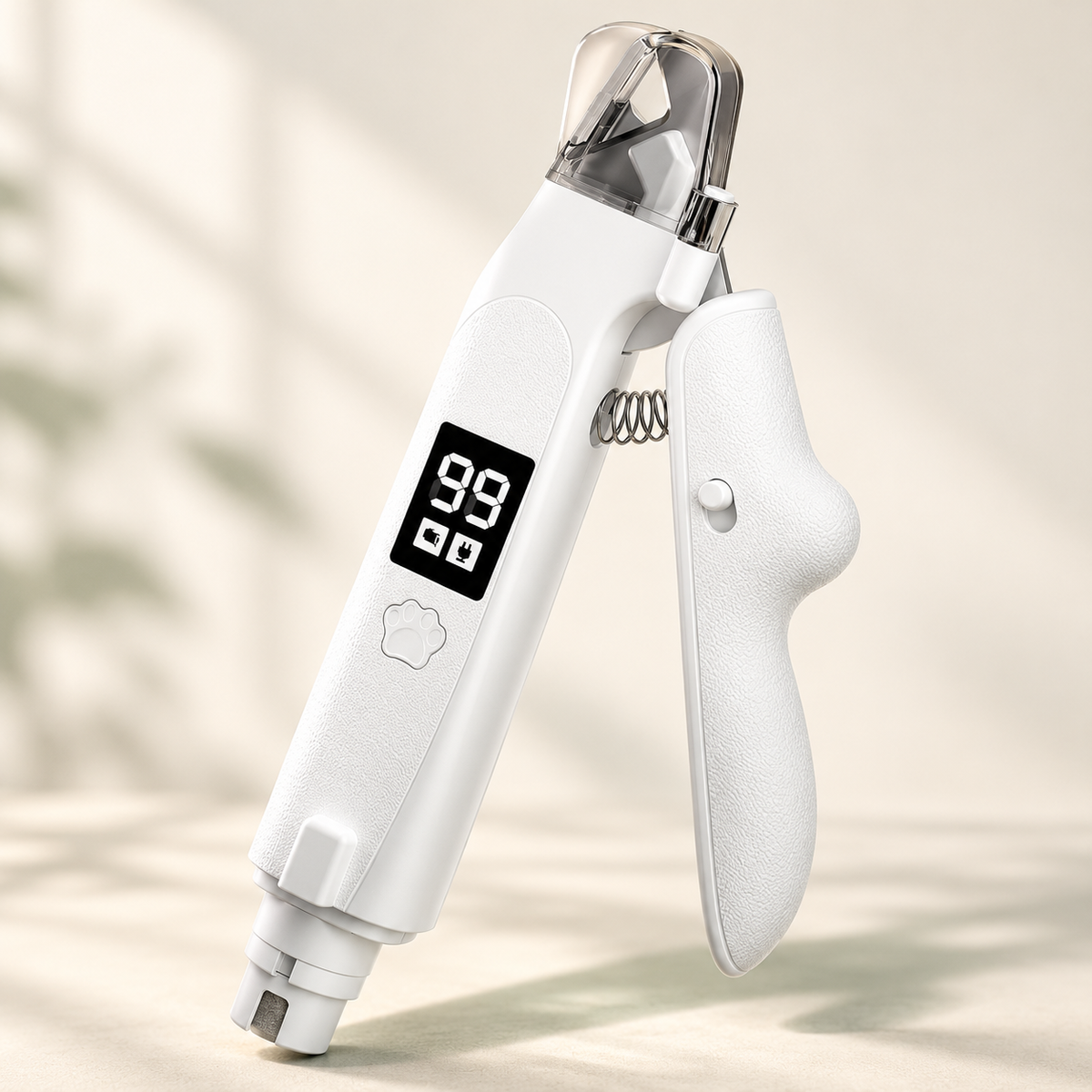 Trimo two-in-one pet nail clipper with electric grinder